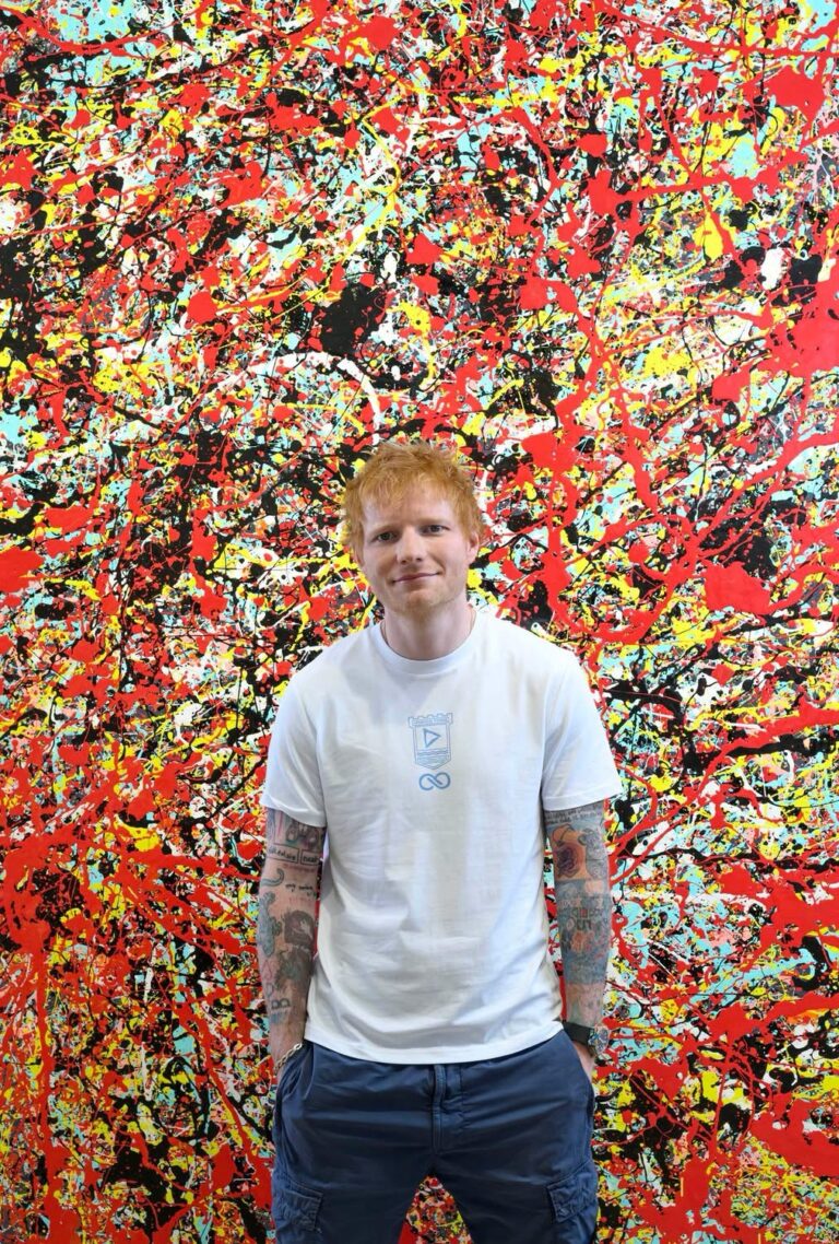 Ed Sheeran’s Cosmic Brushstrokes Land in London